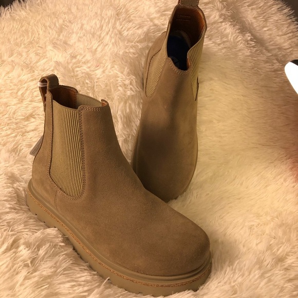 Birkenstock Tan Leather Boots Highwood Slip On Women size 37 (6-6.5) & 40 (9-9.5 - Picture 2 of 16